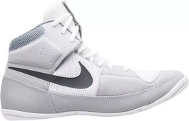 Nike Fury Wrestling Shoes Men's Size 9.5 MMA Combat White Grey AO2416-102 - $59.49