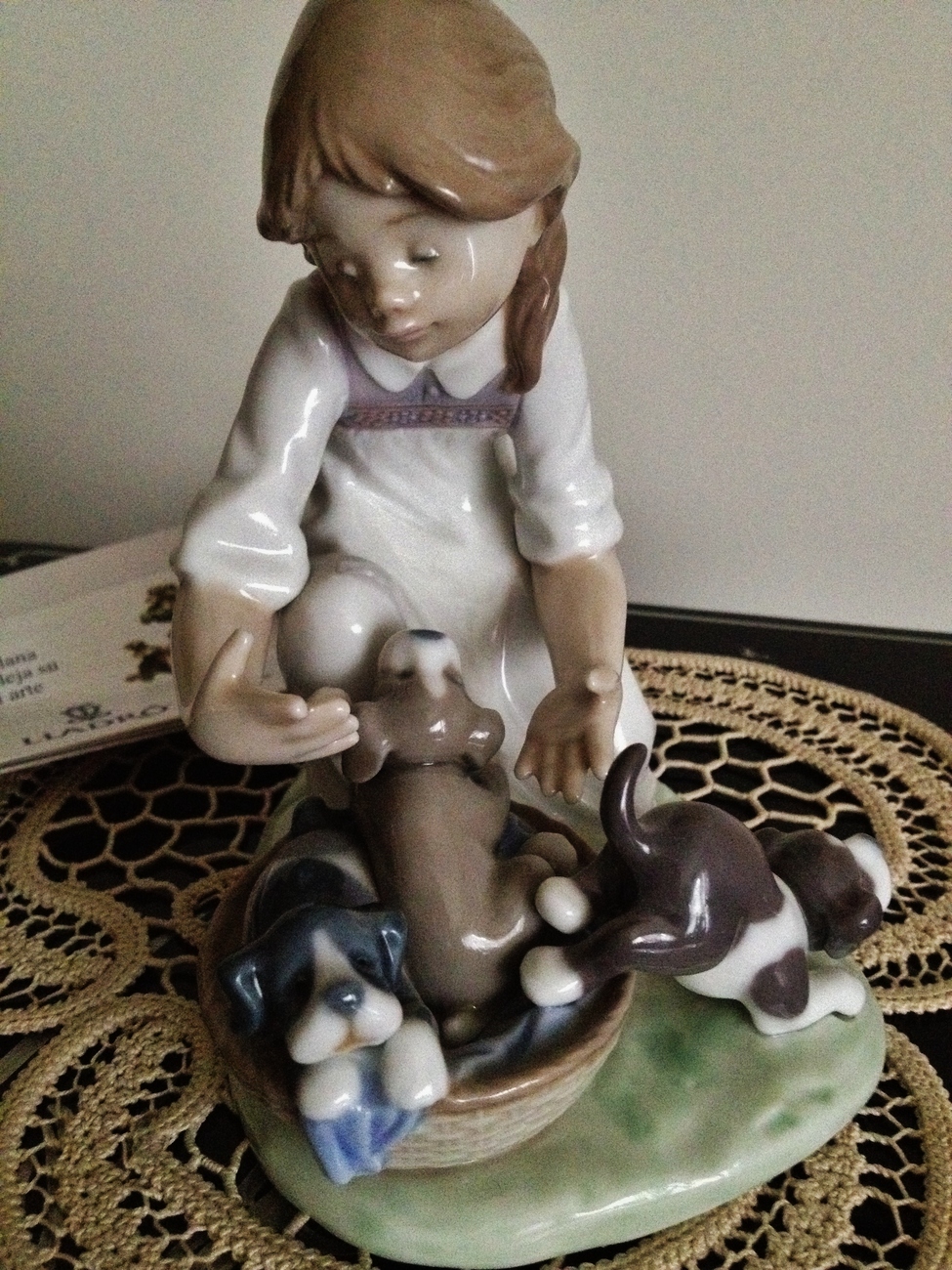 Lladro  Joy in a Basket # 5595 - Retired - $250.00