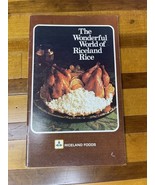 The Wonderful World of Riceland Rice Vintage Recipes Cookbook Ephemera B... - $20.75