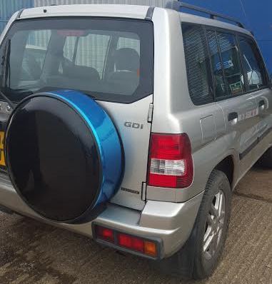 Shogun Pajero Mitsubishi Junior Pinin S Steel wheel cover rear tyre wheelcover Item image 9
