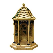 Department 56 Christmas Village Gazebo Accessory with Box 52652 Resin Vintage - £6.83 GBP