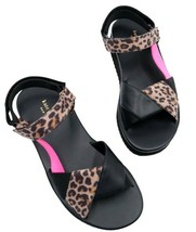 KATE SPADE Dotty Sandals Flatform Leopard Print sz 8 women - £35.21 GBP