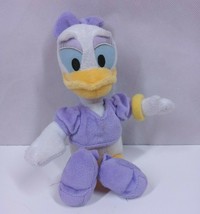 Disney Daisy Duck Wearing Purple Shirt, Shoes, &amp; Bow 10&quot; Collectible Plush - $12.86