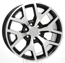 Chevy Silverado Tahoe Suburban 20&quot; Black &amp; Machine Honeycomb Wheels 2000... - $959.31