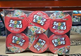 Kellogg&#39;s Froot Loops Breakfast Cereal, Single-Serve 1.5Oz Cup, 6 Cups/Box - $15.43