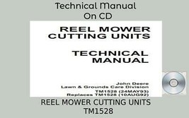 John Deere Reel Mower Cutting Units Technical Manual TM1528 - £14.86 GBP
