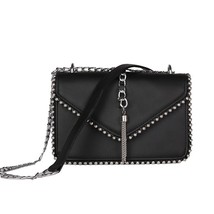 Herald Fashion Women Messenger Bag with Tassel Quality Leather Female Shoulder B - £33.78 GBP