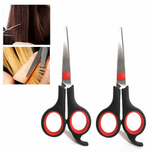 Set Of 2 Professional Hair Cutting 5" Scissors Barber Salon Shears Hairdressing - £13.36 GBP