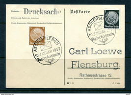 Germany 1939 Postal card Special cancel cancel Ascherlebz-Flensburg 11231 - $4.95