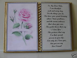 WIFE BIRTHDAY/CHRISTMAS/MOTHERS DAY GIFT/ PINK ROSE - £10.62 GBP