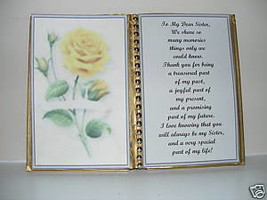 Sister ~ Birthday Gift ~ Mother&#39;s Day Gift~ Christmas Gift ~Yellow Rose - £10.62 GBP