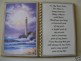 Sister ~ Birthday Gift ~ Mother&#39;s Day Gift~ Christmas Gift ~Purple Lighthouse - £10.75 GBP