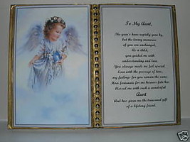 AUNT BIRTHDAY/CHRISTMAS/MOTHERS DAY GIFT/ ANGEL W BIRD - £10.57 GBP
