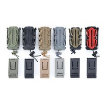 Tactical Soft Shell 9/.40 Pistol Magazine Pouch Carrier Tall w/ Molle Be... - £8.42 GBP+