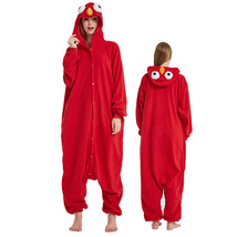 Red Street Adult Onesies Animal Cartoon Kigurumi Pajamas Halloween Cosplay - £24.04 GBP