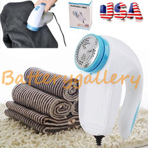 Electric Clothes Lint Pill Fluff Remover Fabrics Sweater Fuzz Shaver Hou... - £17.29 GBP