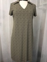 Motherhood Maternity Women&#39;s Dress Black Ivory Print Stretch Dress Size Small - £8.99 GBP