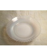 Milk Glass with Design Salad, Candy or Dessert Small Dish Bowl Vintage - £2.88 GBP