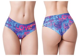 Mememe Love Graffiti Printed Slip Panties S-XL - £14.25 GBP