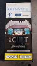 Metallica - Vintage June 16 1993 Lisbon, Portugal Mint Whole Concert Ticket - $35.00