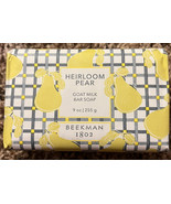 Beekman 1802 HEIRLOOM PEAR Goat Milk Bar Soap 9 oz - €12,87 EUR
