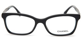 New Chanel 3332 c.1426 Dark Blue Eyeglasses Glasses Frame 52-17-140 B38mm Italy - £215.41 GBP