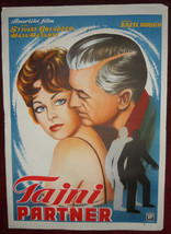 1961 Original Movie Poster The Secret Partner Basil Dearden Stewart Granger - £67.44 GBP