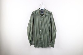Vintage Gap Mens Size Medium Fitted Rainbow Striped Collared Button Shirt - £31.62 GBP