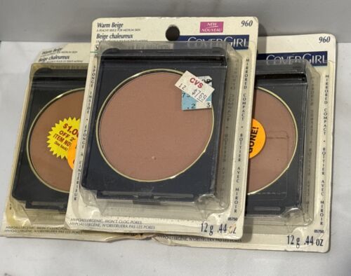 3 Covergirl Simply Powder Foundation 960 Warm Beige 044 oz 3 Covergirl Simply Powder Foundation 960 Warm Beige 044 oz