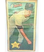 1968 Topps Insert Poster #11/24 Jim Lonborg Boston Red Sox Baseball MLB - £14.83 GBP