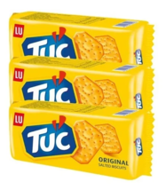 LU Tuc ORIGINAL crackers 3 pack/3 x 100g -Made in Germany FREE SHIPPING - $22.76