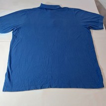 KINGSIZE Men's Blue Cotton Short Sleeve Polo Shirt Size 3XL Tall image 2