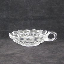 Fostoria American Clear Glass Round Flared One Handled Nappy Bowl Candy Nut Dish - £11.21 GBP