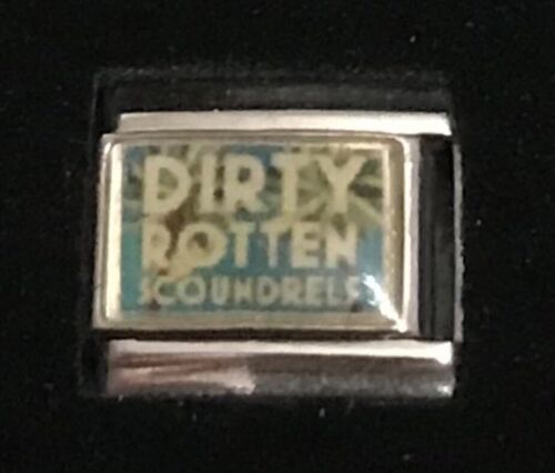Primary image for Dirty Rotten Scoundrels Italian Charm Enamel Link 9MM Broadway