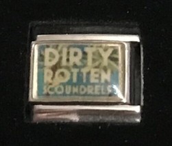Dirty Rotten Scoundrels Italian Charm Enamel Link 9MM Broadway - £10.69 GBP