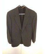 BROOKS BROTHERS Men&#39;s BrooksEase 2-Button Wool Blazer 39S Black/Grey - $78.21