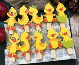 Duck Photo Clips,Pin Clothespins,Children&#39;s Birthday Party Favor Decorations - $3.20+