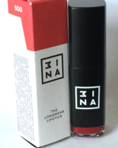 3INA the Longwear Lipstick Long-lasting Shade 500 (Red) 6mL Made in Italy - $17.33