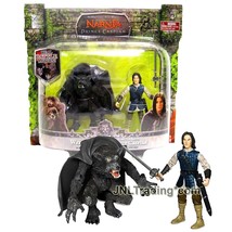 Year 2007 Chronicles Of Narnia 2 Pack Set WER-WOLF &amp; Castle Raid Prince Caspian - £51.95 GBP