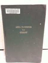 Area handbook for Germany Walpole, Norman C - £23.23 GBP