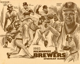 1982 MILWAUKEE BREWERS 8X10 PHOTO BASEBALL COLLAGE PICTURE MLB - £4.63 GBP