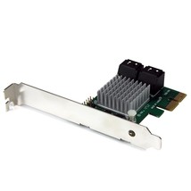 StarTech.com 4 Port PCI Express 2.0 SATA III 6Gbps RAID Controller Card with Hyp - £108.58 GBP
