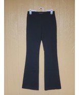 Inc International Concepts Stretch Low Rise Bootcut Black Ponte Pants Si... - £18.83 GBP