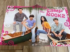 Jonas Brothers Demi Lovato teen magazine poster clipping Camp Rock 2 Pinky - £7.96 GBP
