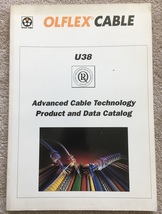 Olflex Cable U38 Catalog - Advanced Cable Technology Product &amp; Data 1996 - $7.75
