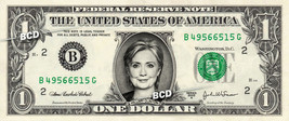 HILLARY CLINTON on REAL Dollar Bill Cash Money Memorabilia Collectible C... - $84.46 MXN