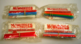 Mc Donald&#39;s Mc Wheelies Vintage 1974 Bicycle Spoke Decorations 4 New Packages Read - £12.78 GBP