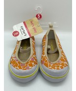 Carter&#39;s Toddler White/Orange/Pink/Yellow Slip on Shoes with strap Size ... - £14.48 GBP
