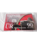 Maxell Normal Bias UR 90 min Audio Cassette Tape Sealed NOS - £5.48 GBP