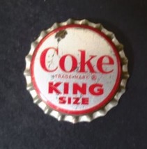 Coke King Size Cork lined Bottle Cap  Unused - $5.45
